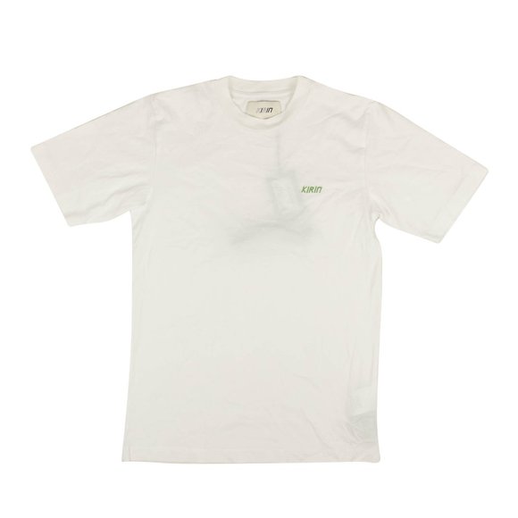KIRIN White Short Sleeve Embroidered Logo T-Shirt Size XS $370 - Picture 1 of 4